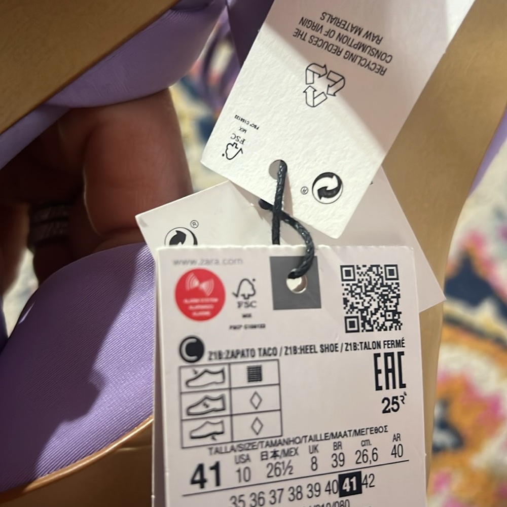 Zara bloggers lavender slingback bow heels - Picture 11 of 12